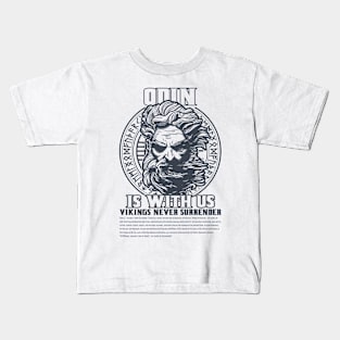 Odin is with us Kids T-Shirt